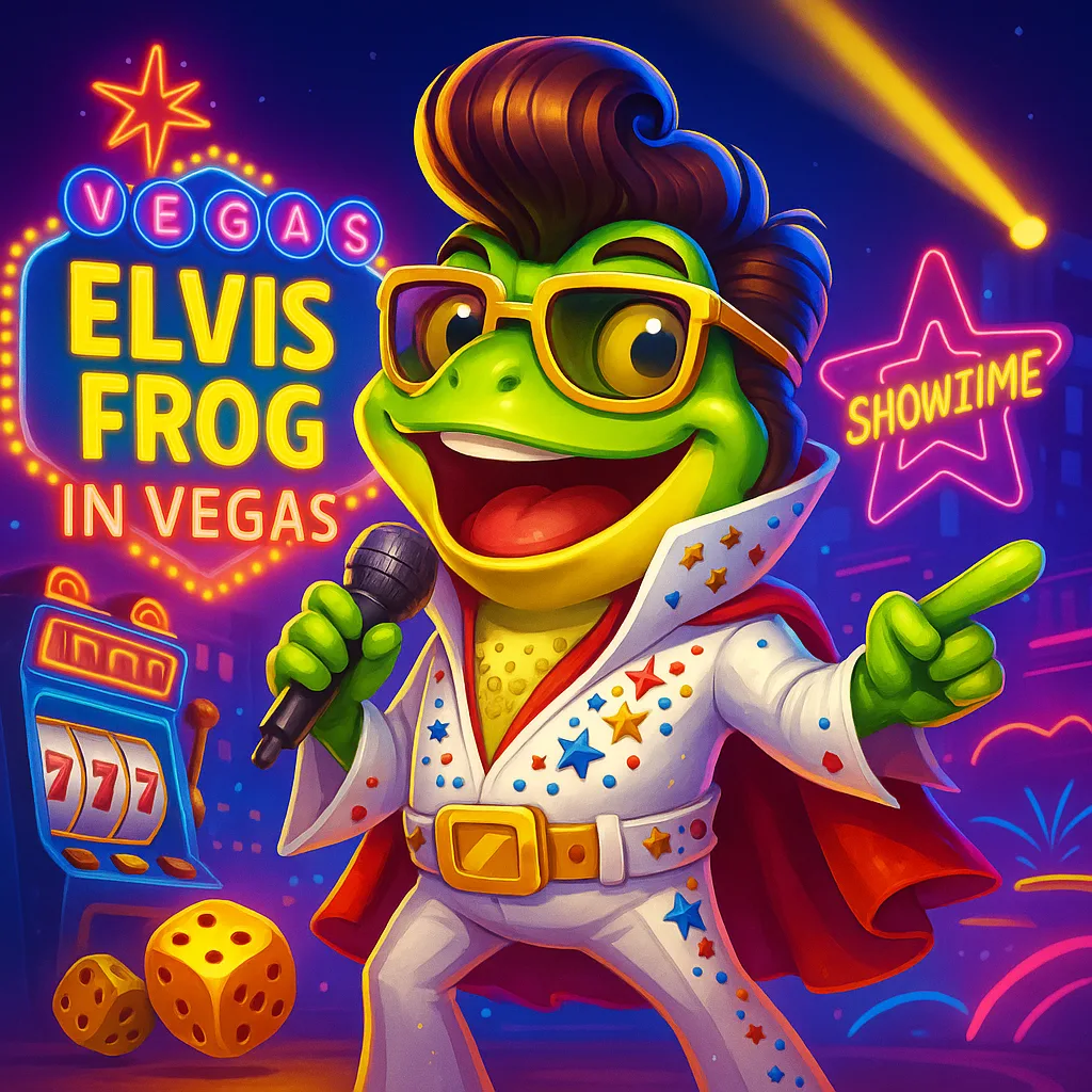 IngoBet - Elvis frog in Vegas Slot Game